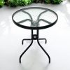 SC-070 Table Round Glass Garden Table
