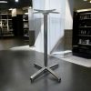 TB-053 Table Base Aluminium Flip Top High Table Base
