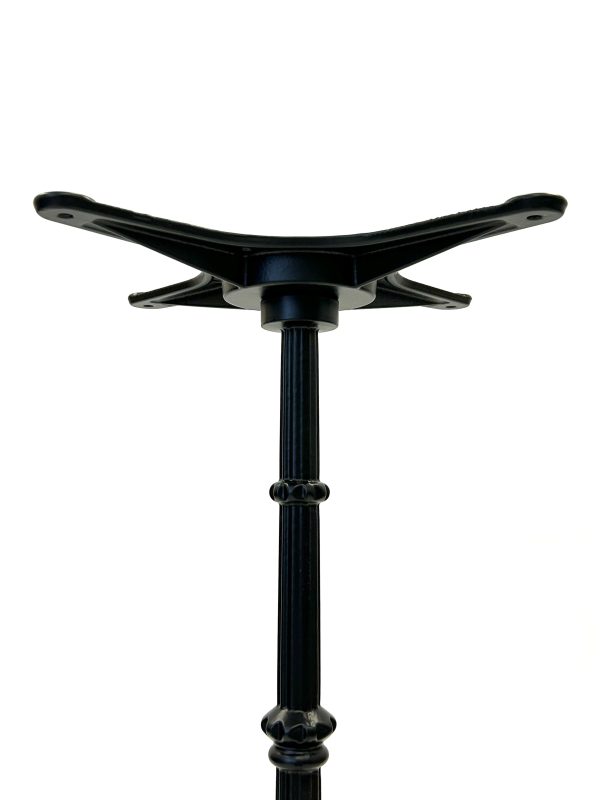 Black Cast Iron High Table Base BE Furniture Sales