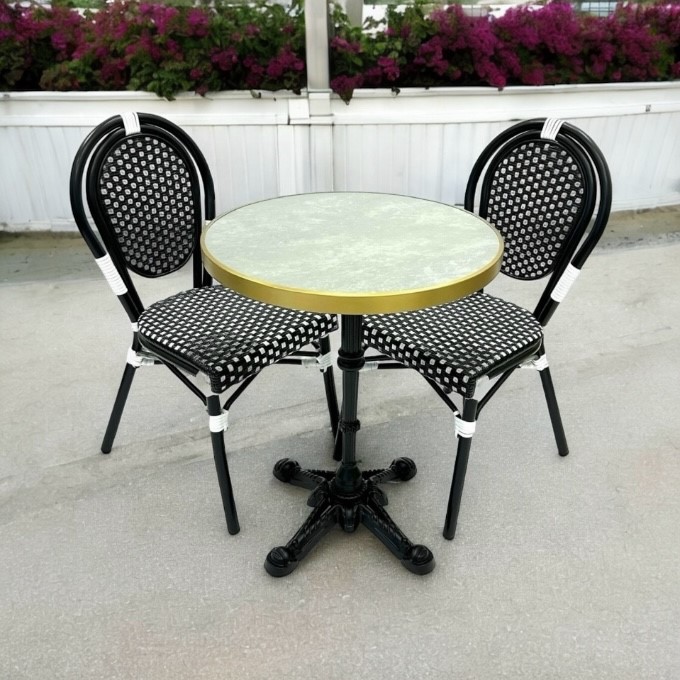 Black Paris Bistro Set Black Paris Bistro Set - BE Furniture Sales
