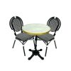 Black Paris Bistro Set