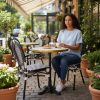 Black Paris Bistro Set