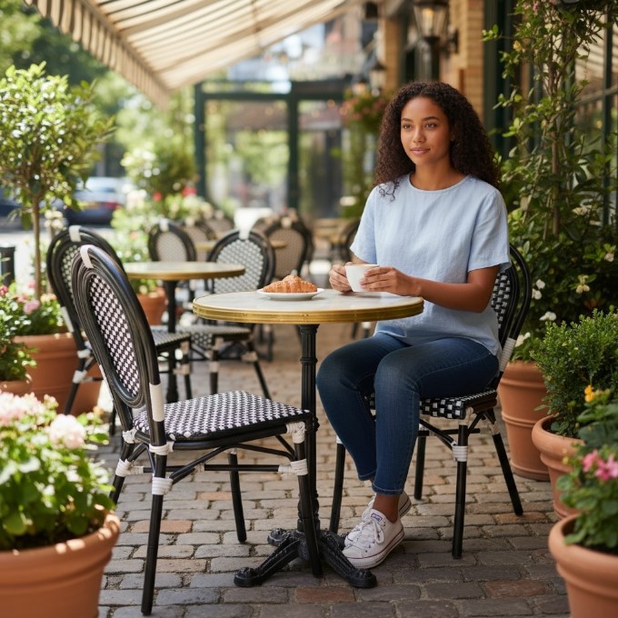 Black Paris Bistro Set Black Paris Bistro Set