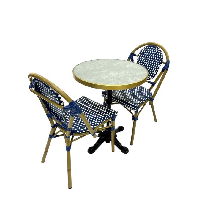 Blue Paris Bistro Set