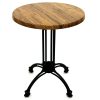 Misano Table - Aged Pine Top (1) Misano Bistro Tables