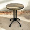 Misano Table - Rustic Maple Top Misano Bistro Tables