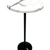 Mistral High Table - Romeo White Marble Top 1 Mistral High Tables