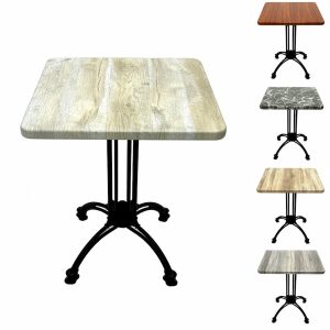 Monza Bistro Tables with Choice of Table Tops - BE Furniture Sales