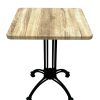 Monza Table with Ligh Wood Top 1 Monza Bistro Tables