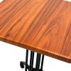 Monza Table with Mid Wood Top 3 Monza Bistro Tables