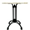 Monza Table with Natural Top 2 Monza Bistro Tables