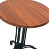 Mugello Table - Mid Wood Top 3 Mugello Bistro Tables