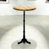 Stavelot High Table - Aged Pine Top Stavelot Cast Iron High Tables