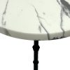 Stavelot High Table - Romeo White Marble Top 3 Stavelot High Tables