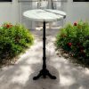 Stavelot High Table - Romeo White Top Stavelot Cast Iron High Tables