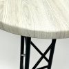 Stowe High Table - White Driftwood Top 3 Stowe High Tables