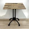 Algarve Table - Rustic Maple Top Algarve Bistro Tables