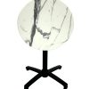 Imola Table with Romeo Table Top 6 Imola Bistro Tables