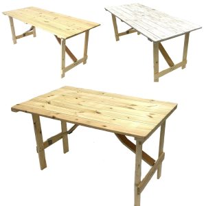 Wooden Trestle Tables
