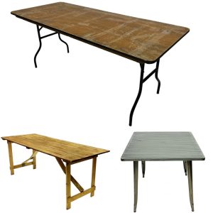 Ex Hire Clearance Tables