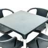 Grey Tejo Set, 4 chairs & table 2 Grey Tejo Furniture Sets