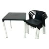 Grey Tejo Set, 4 chairs & table 3 Grey Tejo Furniture Sets