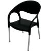 Mira Chairs - Black 1 Black Plastic Chairs