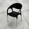 Mira Chairs - Black Plastic Stacking Chairs