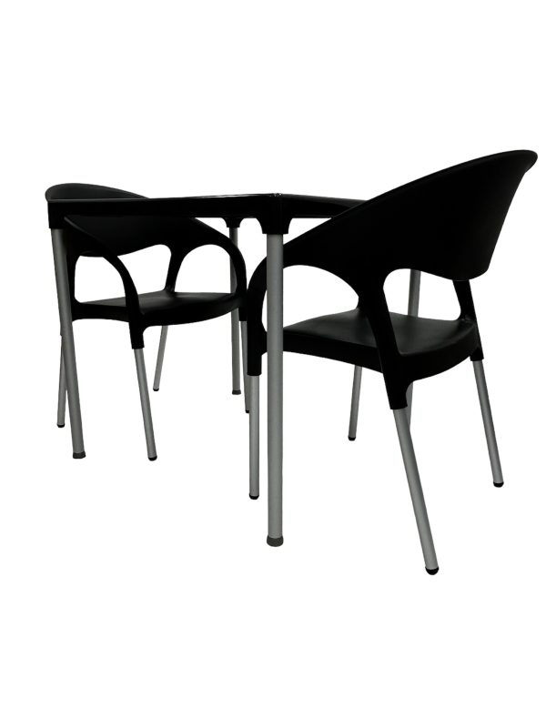 Black Plastic Patio Sets