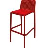 PP-173H 1 Red Bar Stools