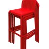 PP-173H 9 Red Bar Stools