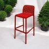 PP-173H Stool Deluxe Red High Stools