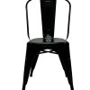 TC4 - Black Tolix Chair 4 Black Tolix Chairs