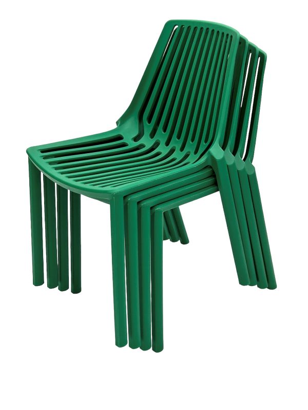 Green Plastic Stacking Chairs