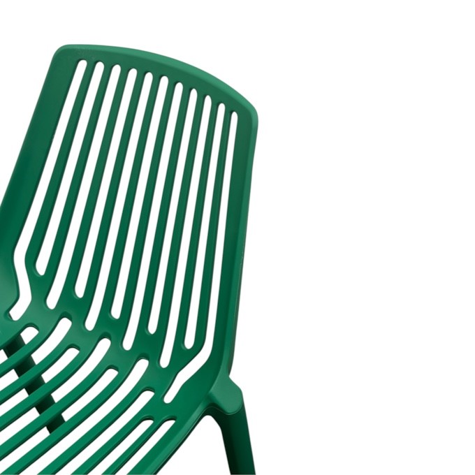 Green Plastic Stacking Chairs