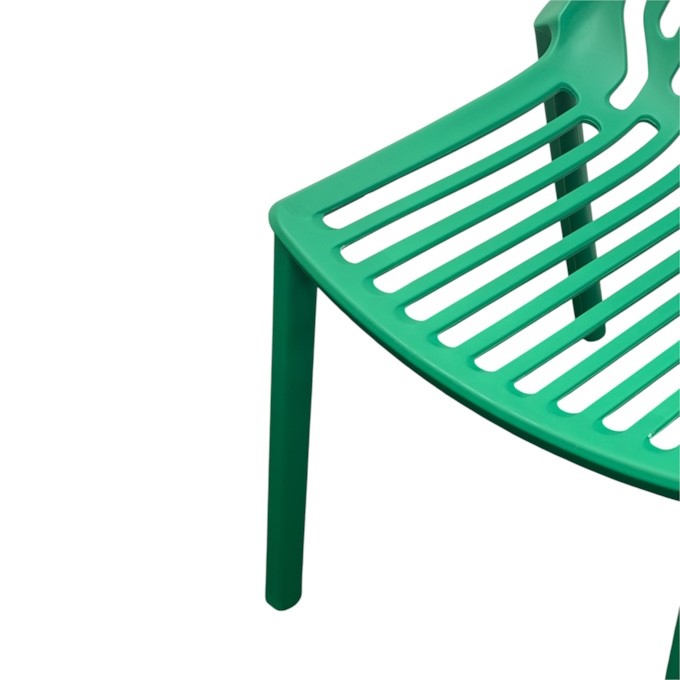 Green Plastic Stacking Chairs