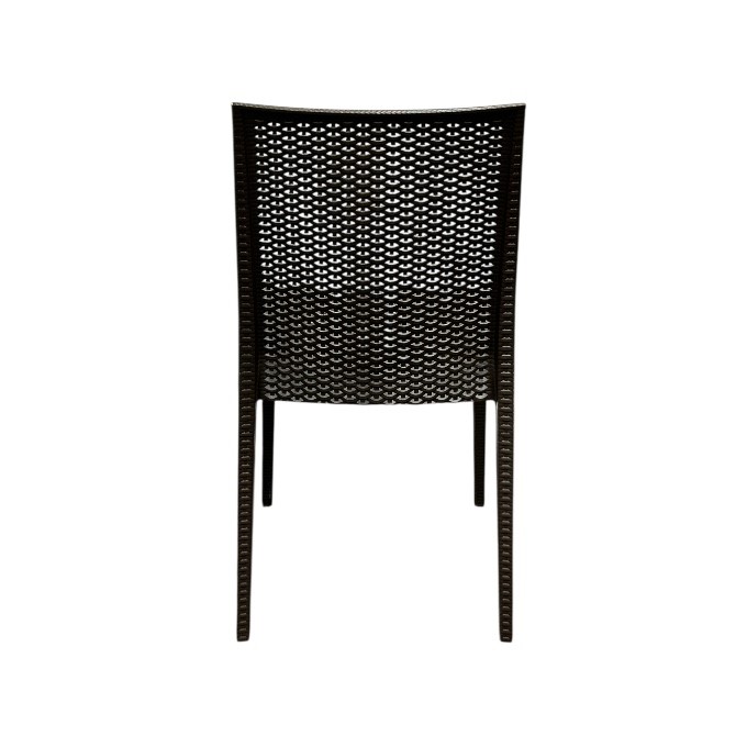 Brown Rattan Stacking Chairs