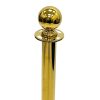 LG-7-E Gold Post 3 Gold Barrier Posts