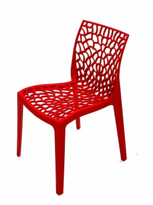 Red Designer Web Chairs - Cafe's, Bistros or Garden - BE Furniture Sales