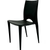 XH-8013 Black Stacking Chair 2 Black Stacking Chairs