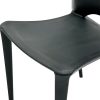 XH-8013 Black Stacking Chair 7 Black Stacking Chairs
