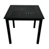 BE-N3T Table 1 80cm Square Black Bistro Table