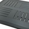 BE-N3T Table 4 80cm Square Black Bistro Table