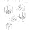 BE-N4T Instructions 80cm Square Brown Bistro Table
