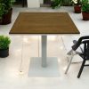 BE-N5T Table Square Pedestal Bistro Table