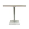 BE-N5T Table 2 Square Pedestal Bistro Table