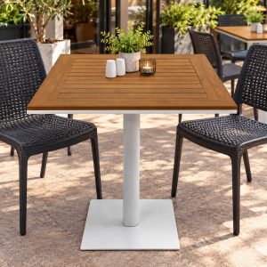 Wood Effect Café Table - BE Furniture Sales