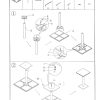 BE-N5T Table Instructions Square Pedestal Bistro Table