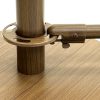 BS-26-Wood Cafe Barrier Set 7 Wood Effect Cafe Barrier