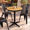 Polywood Pedestal Bistro Table Polywood Pedestal Bistro Table - BE Furniture Sales